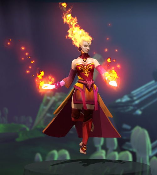 dota2莉娜,莉娜的火焰魔法:doa2中的毁灭与救赎