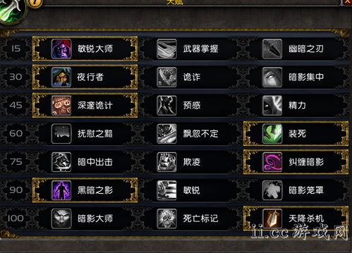 盗贼天赋大揭秘:如何成为真正的暗影大师?