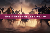 半条命2代码在哪个文件夹（半条命2无敌代码）