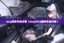 wcg魔兽争霸决赛（wcg2019魔兽争霸决赛）
