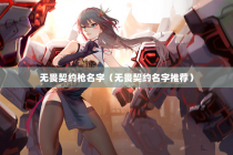 无畏契约枪名字（无畏契约名字推荐）