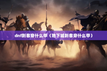 dnf刺客穿什么甲（地下城刺客穿什么甲）