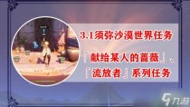 原神献给某人的蔷薇在哪接，原神3.1版沙漠地图圣金虫高效收集攻略