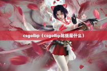 csgoibp（csgoibp贴纸是什么）